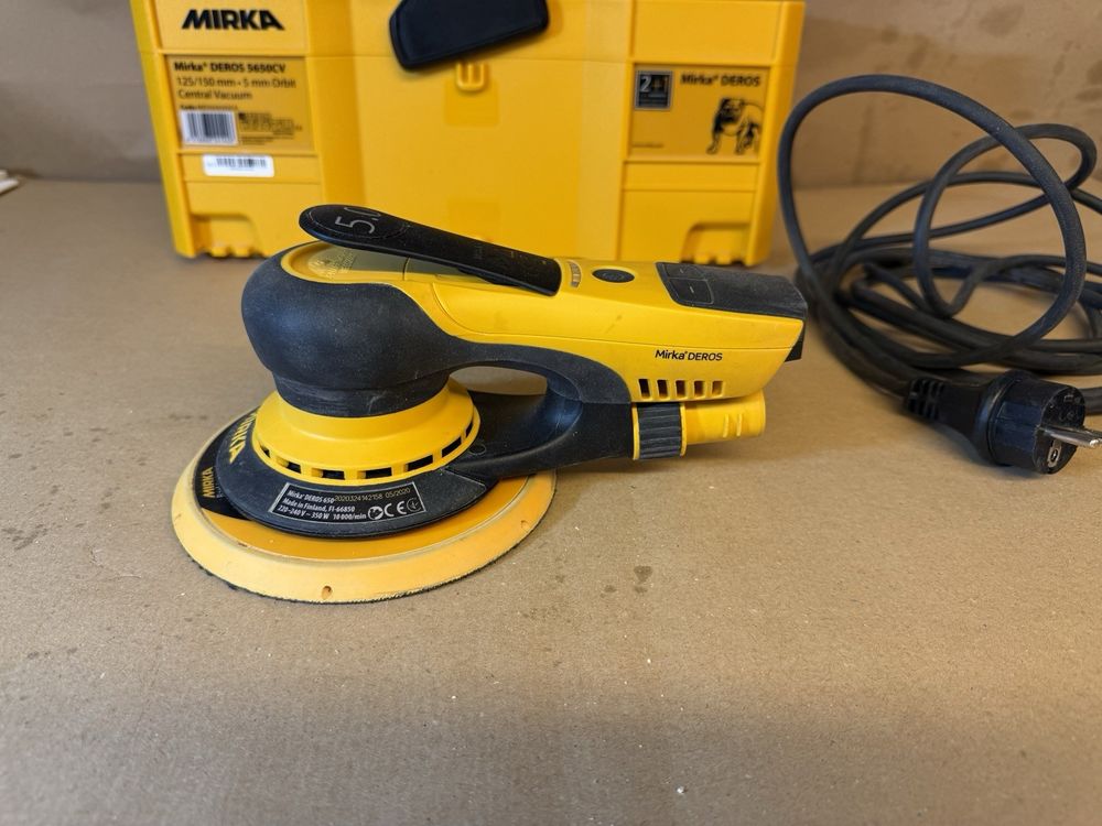 Mirka DEROS 5650CV 125/150mm Ponceuse excentrique Bricolage