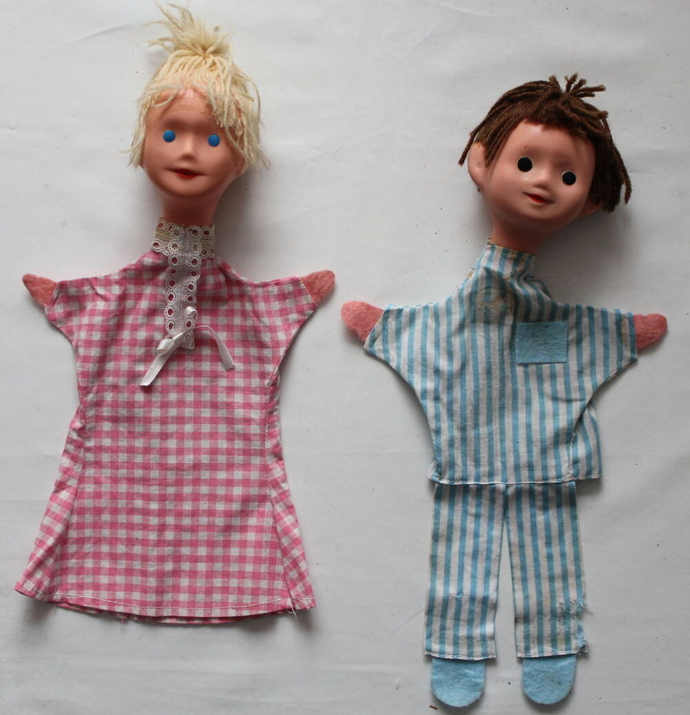 Marionnettes &agrave; gaine Pimprenelle &amp; Nicolas Bonne Nuit les Pe Jeux / jouets
