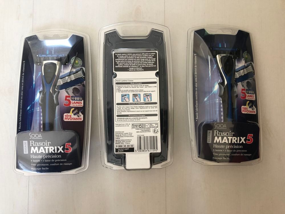Rasoir SOOA Matrix 5 haute pr&eacute;cision neuf Electroménager