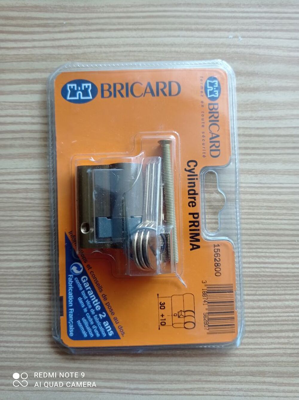 Cylindre porte Bricard 