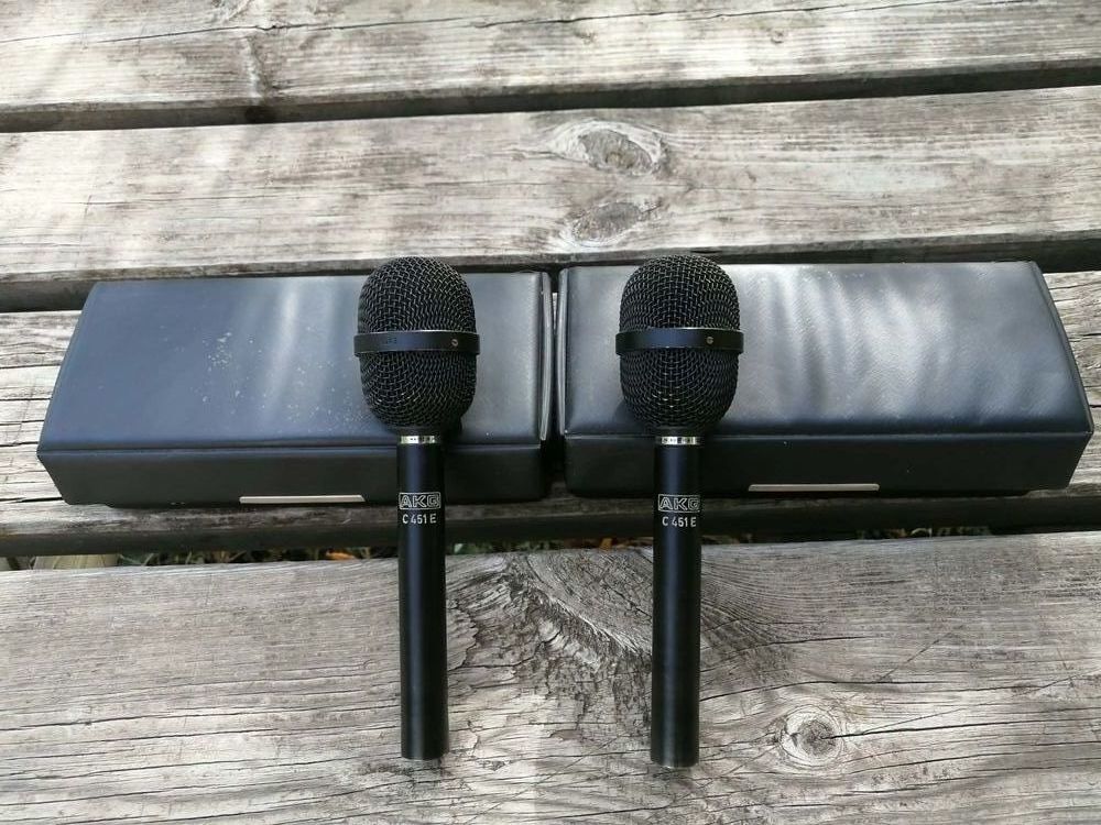 Deux AKG C451E + deux capsules AKG CK5 ultra rare + bo&icirc;tes Audio et hifi