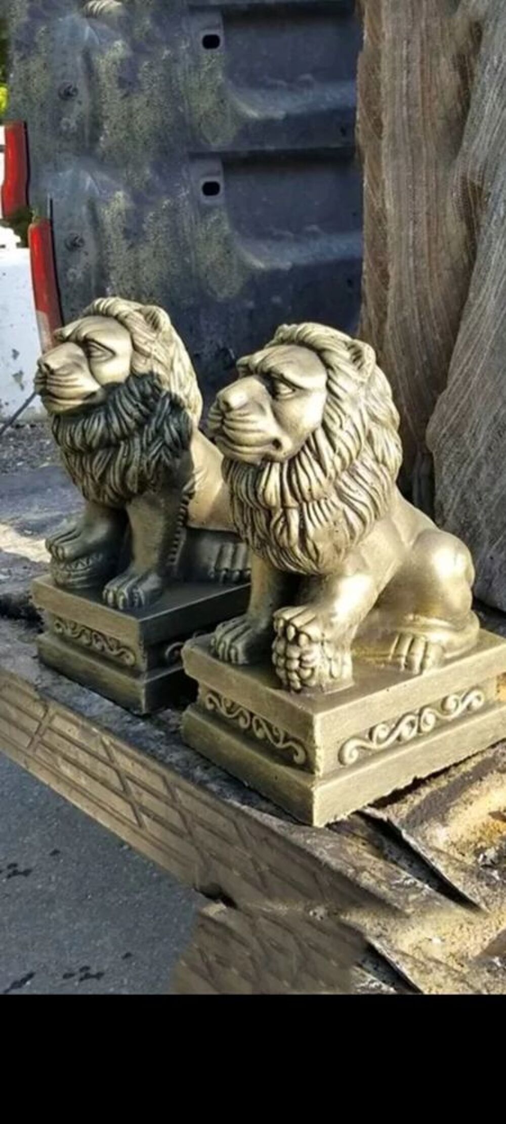 statue lions Décoration
