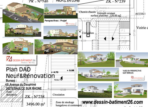 dessin bâtiment 26 0 26270 Saulce-sur-rhne