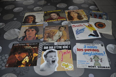Lot de 45 tours vinyles avec  Jean Patrick Capdevielle   10 Perreuil (71)