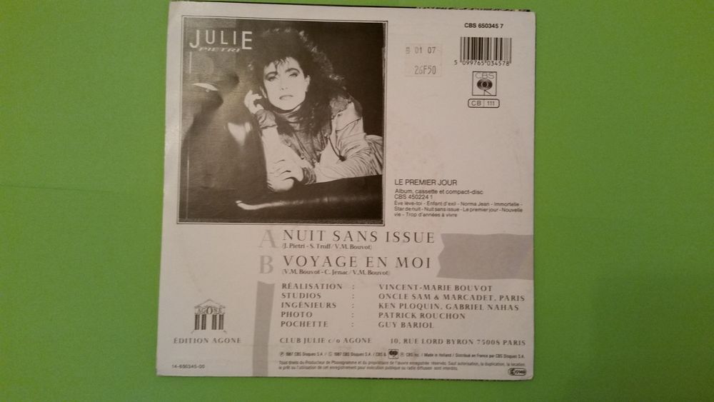 JULIE PIETRI CD et vinyles