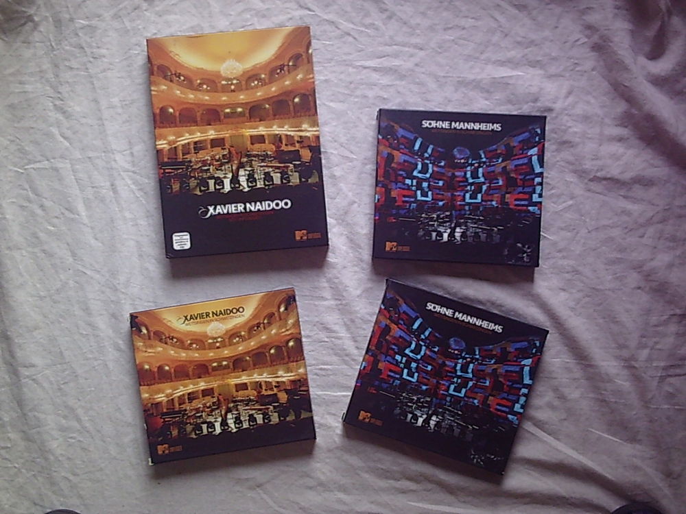 CD &amp; DVD des S&Ouml;HNE MANNHEIMS (groupe de Xavier Naidoo) CD et vinyles