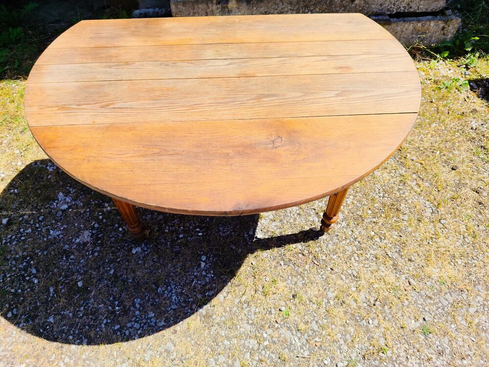 table ronde en ch&ecirc;ne Meubles