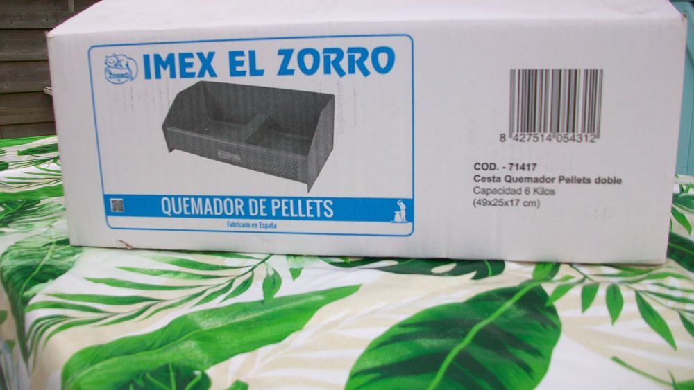IMEX El Zorro 71417 Panier/Brûleur de Pellet, 49 x 25 x 17 cm : :  Bricolage