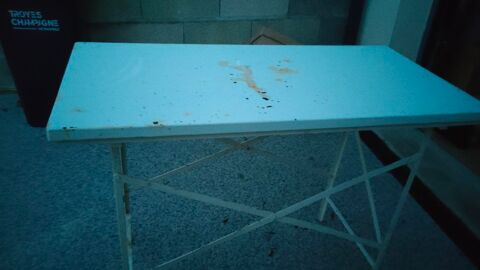 Table d'appoint, desserte en mtal 12 Troyes (10)