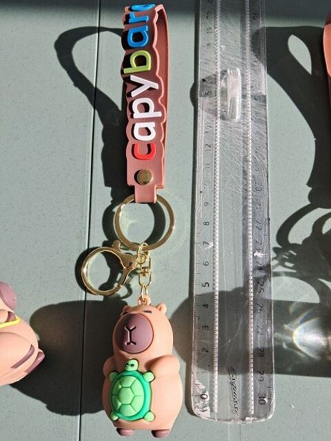 Porte cl CAPYBARA manga anime Kawaii japon ecole dco mode 4 Fves (57)