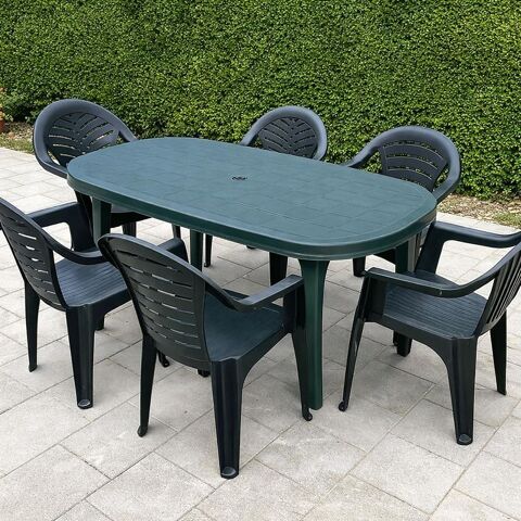 ? Salon de jardin complet ? table + 5 chaises ? quasi neuf 120 Marseille 8 (13)