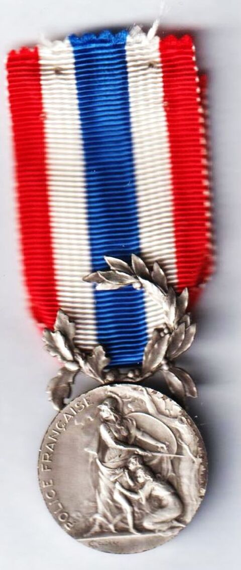 MEDAILLE D'HONNEUR MINISTERE DE L'INTERIEUR EN ARGENT 15 Lucheux (80)