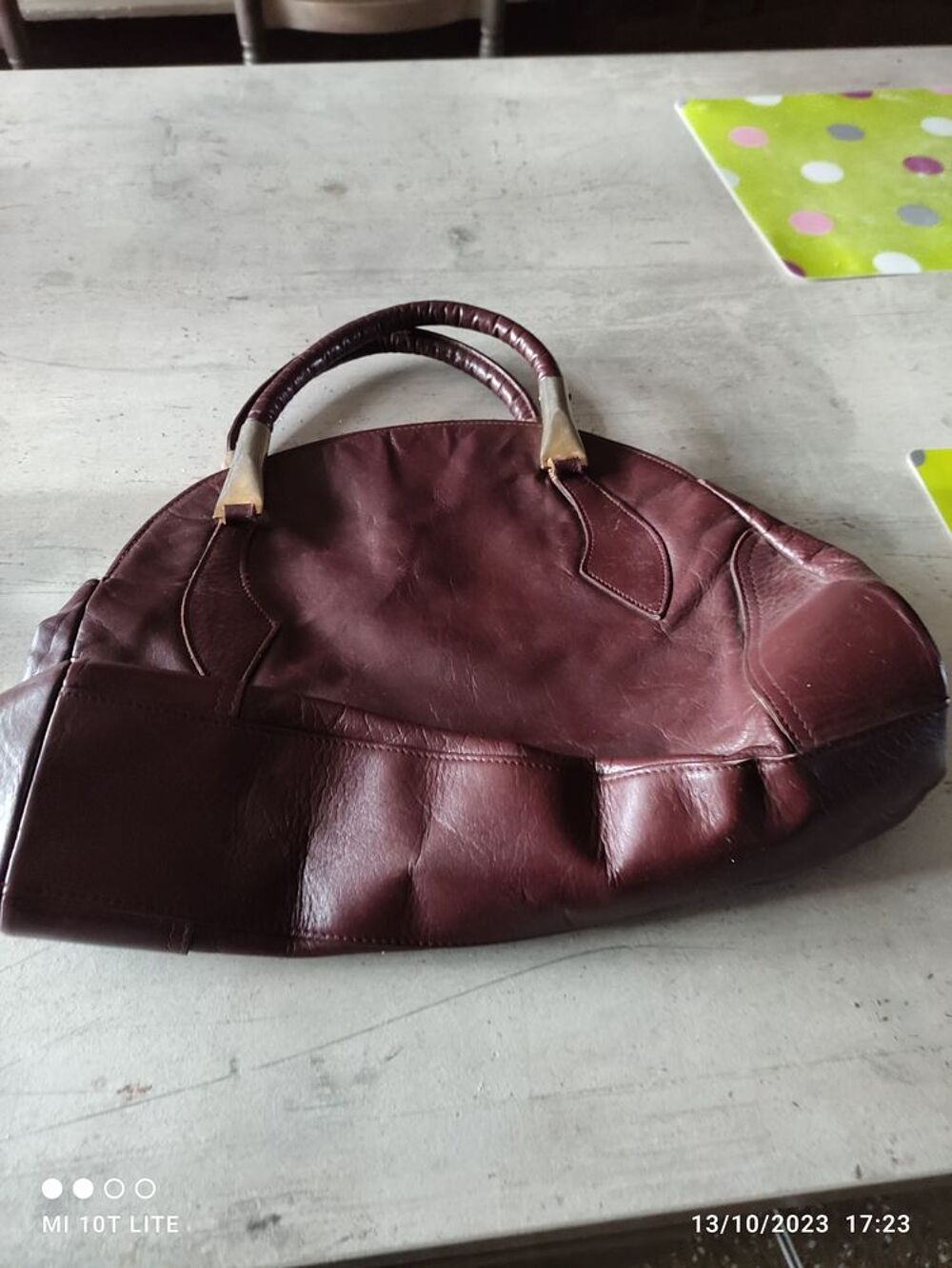 sac &agrave; main vintage Maroquinerie