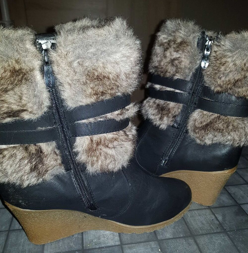 Bottines fourr&eacute;es Chaussures