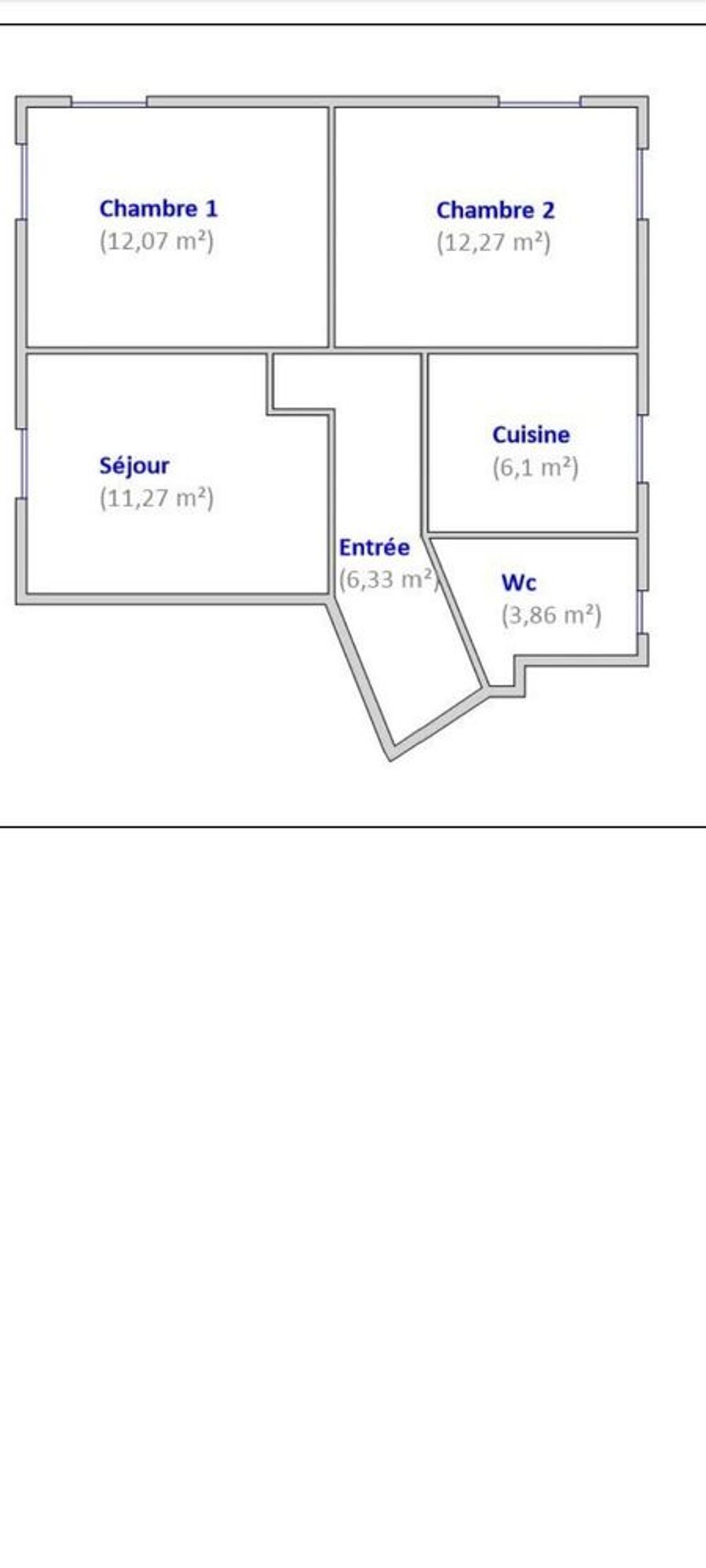 Vente Appartement Paris 18eme 3 Pièces 52 m2 350 000 € Paris 18