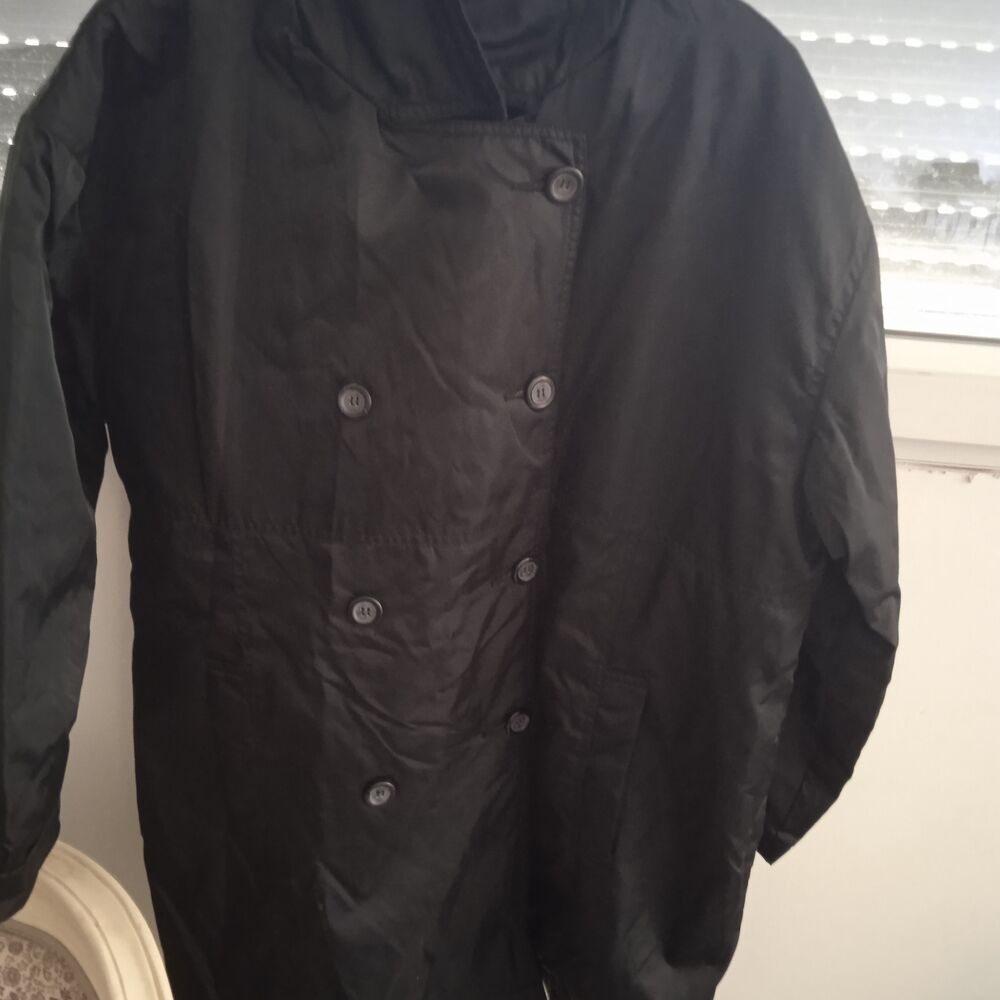 Coupe vent, impermeable femme noir T 46/48 exterieur polyami Vêtements