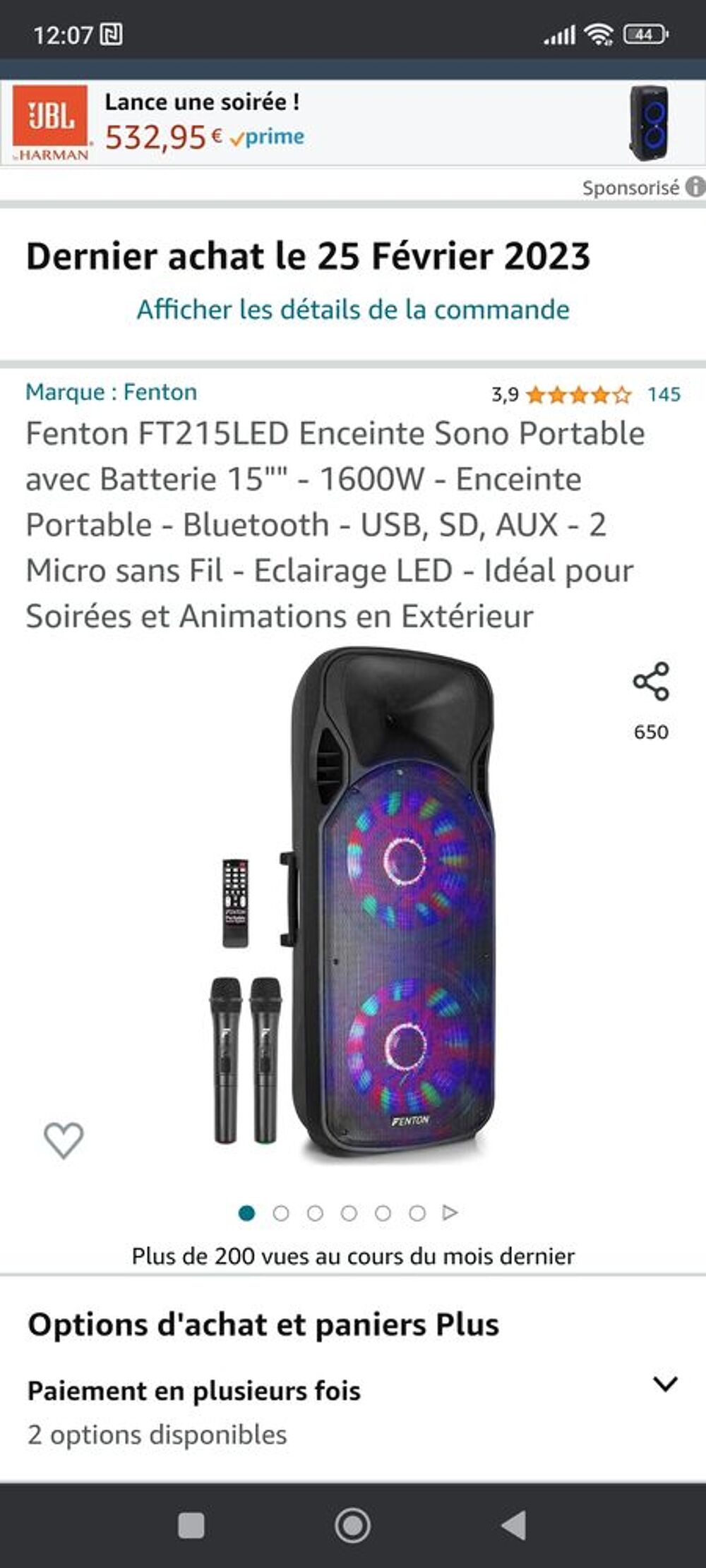 Enceinte Audio et hifi