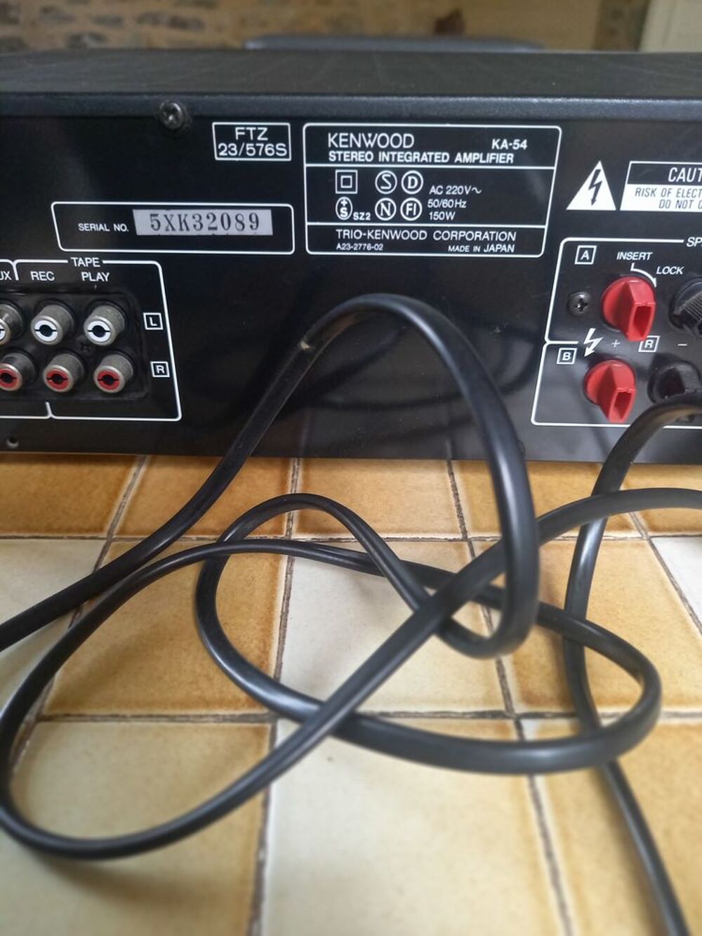 AMPLI KENWOOD 2X50W KA 54 Audio et hifi