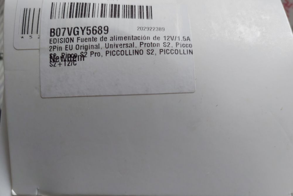 Bloc d'alimentation EDISION 12V/1.5A 2pin Matériel informatique
