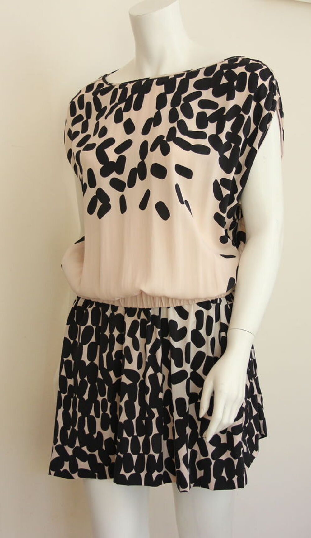 Robe soie grands zips DIANE VON FURSTENBERG T.4 Vêtements