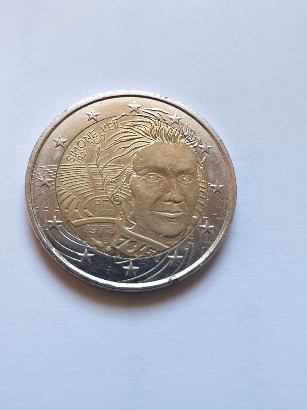 Pi&egrave;ce de 2 euros Simone Veil 2018 