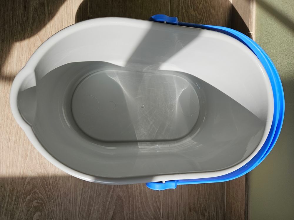 Ensemble Spontex : Balai-&eacute;ponge essorage int&eacute;gr&eacute; + seau de 1 Bricolage