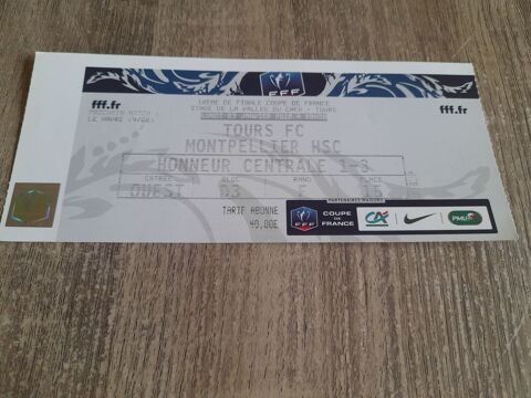 Billet de foot TOURS FC/MONTPELLIER (45) 5 Tours (37)