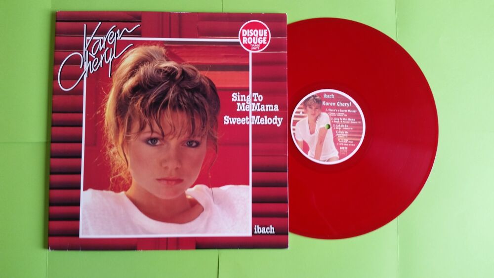 KAREN CHERYL * LES DISQUES ROUGE CD et vinyles