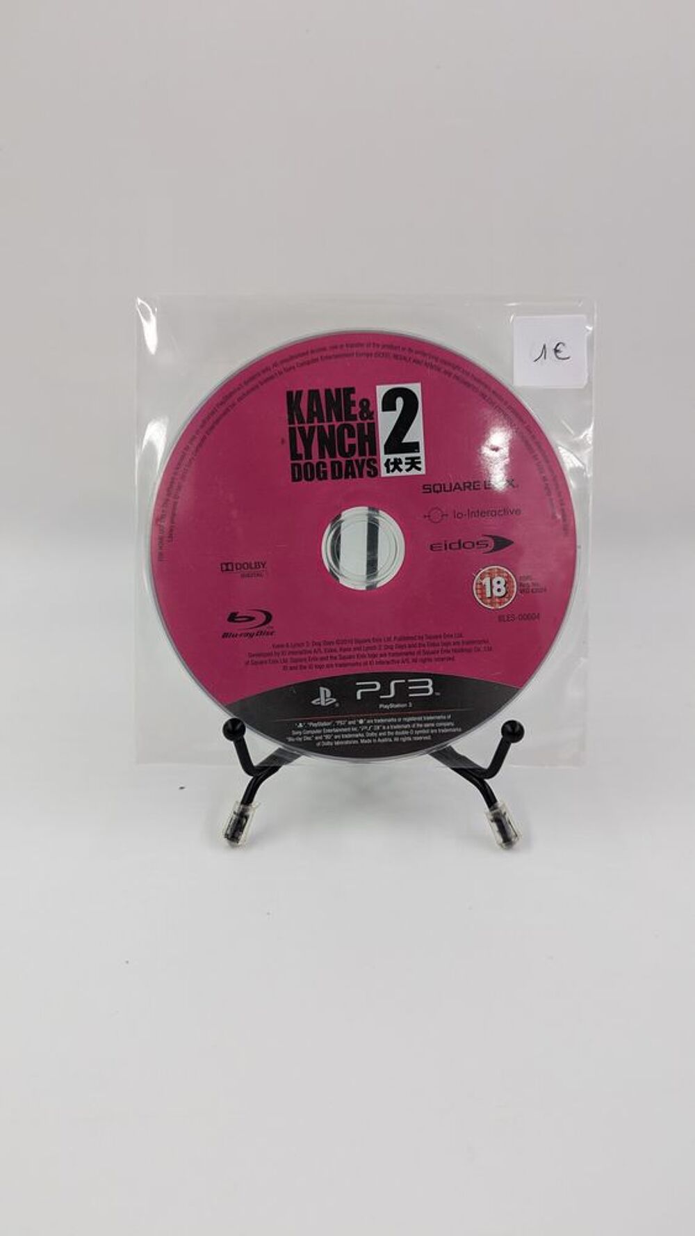 Jeu PS3 Playstation 3 Kane &amp; Lynch 2 Dog Days en loose Consoles et jeux vidos