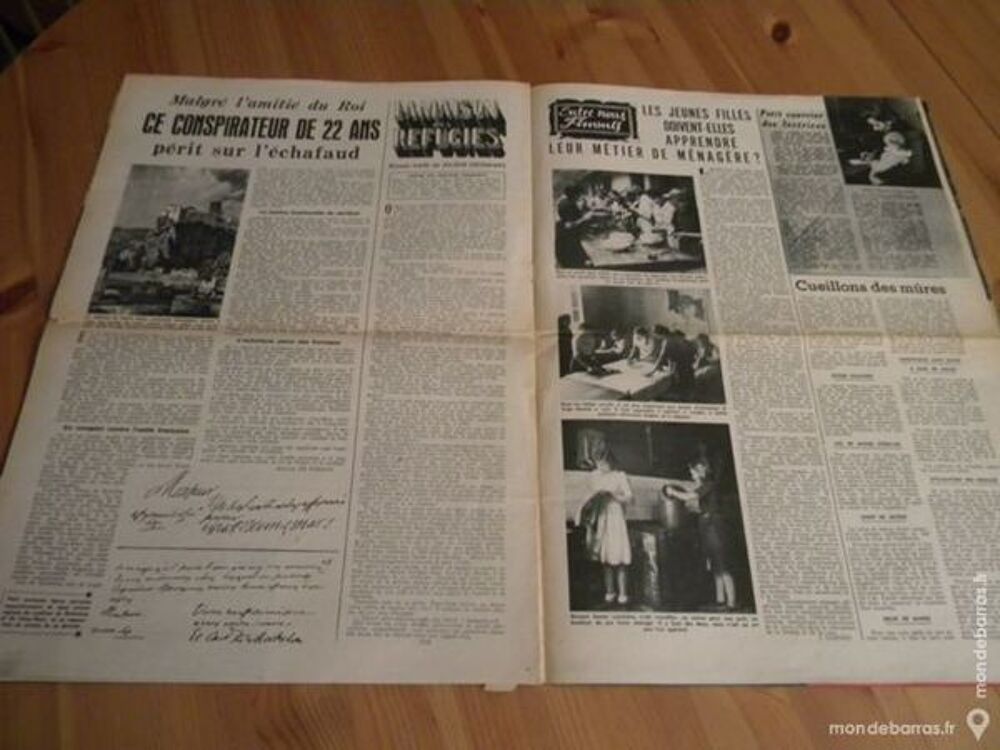 Magazine Vaillance N&deg;38 - sept. 1942 Livres et BD