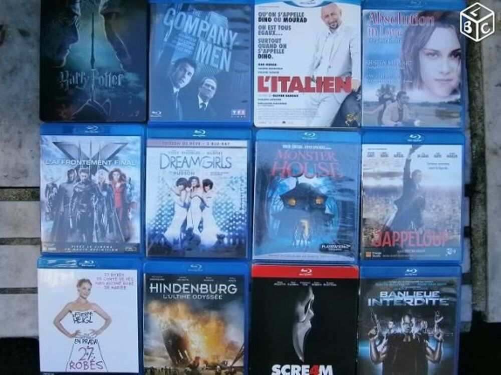 Lot de blurays DVD et blu-ray