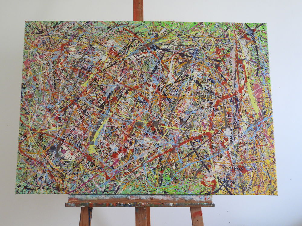 Tableau acrylique sur toile - Aurore bor&eacute;ale Décoration