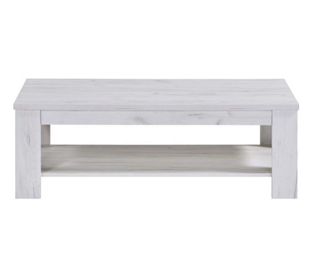 TABLE BASSE BUT NEUVE coloris ch&ecirc;ne blanchi (C&eacute;cilia) Meubles