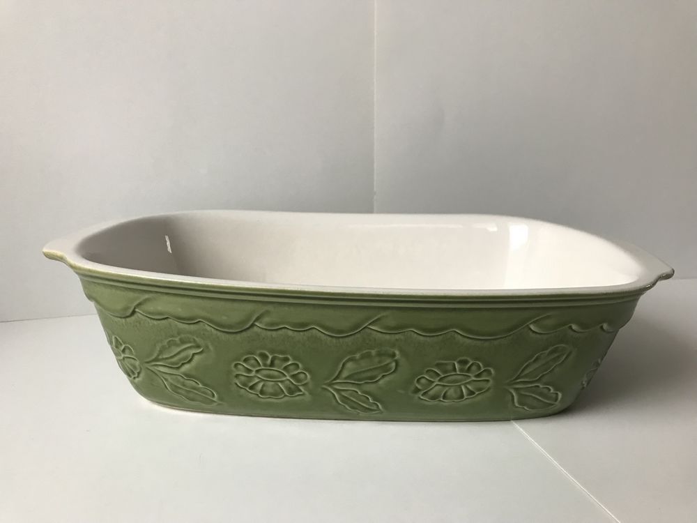 Plat vert d&eacute;co fleur - Bretagne Cuisine