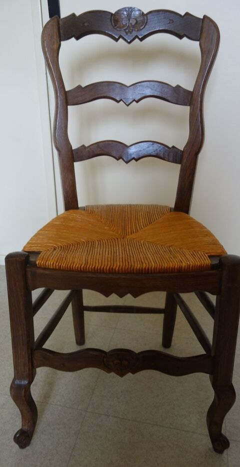 4 chaises pailles 130 Pont-Audemer (27)