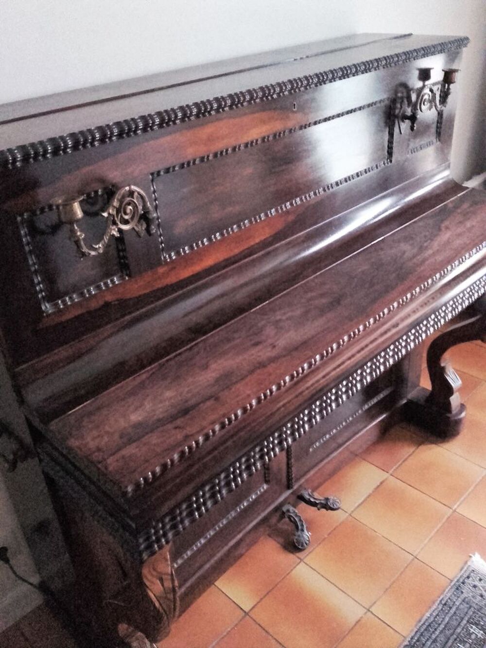 Piano droit NAPOLEON 3 marque facteur piano RICHER Instruments de musique