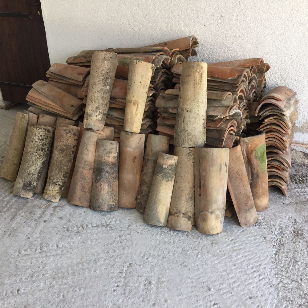LOT de TUILES AUTHENTIQUES VIEILLIS Bricolage