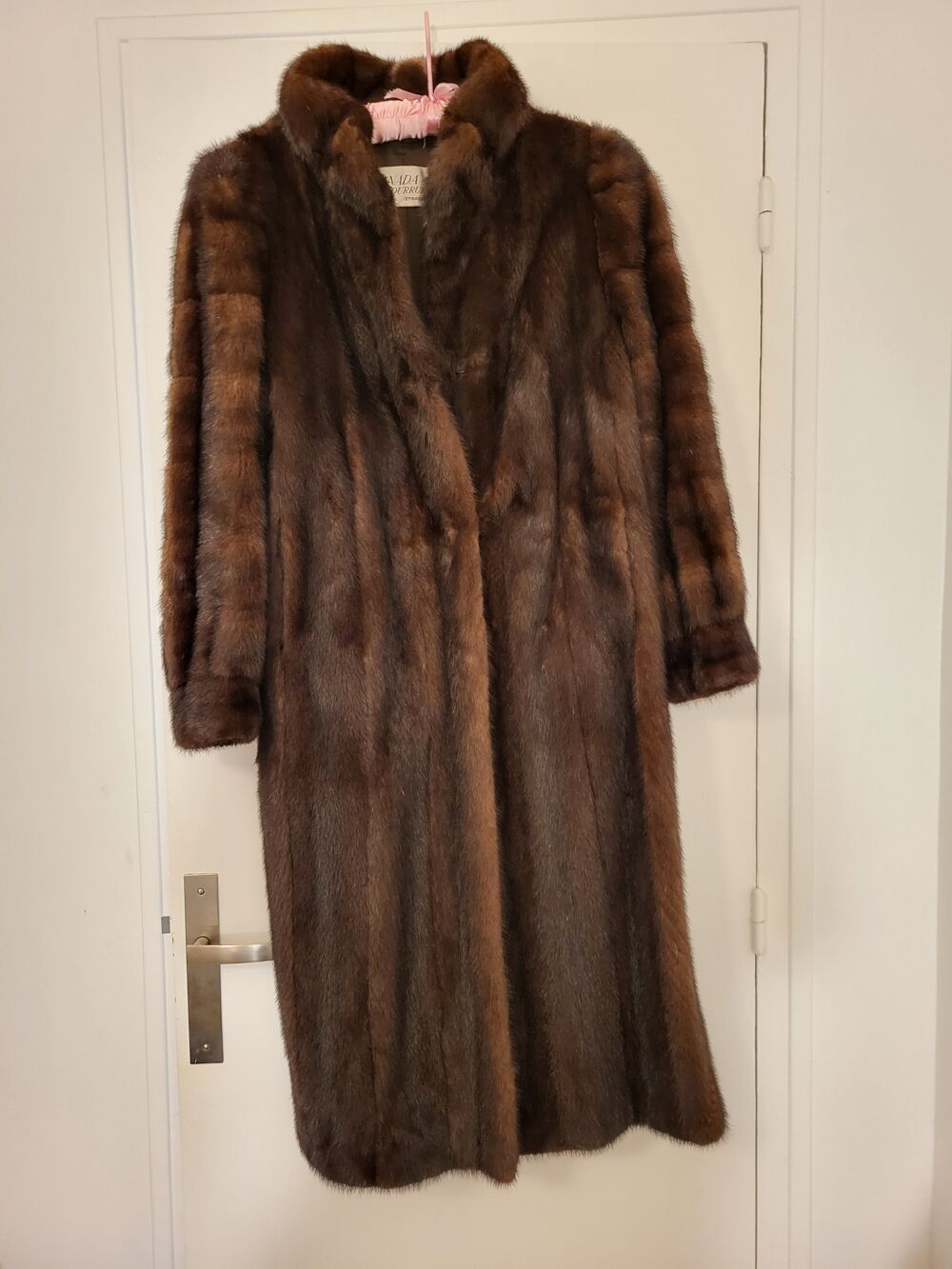  Manteau long en vison Vêtements
