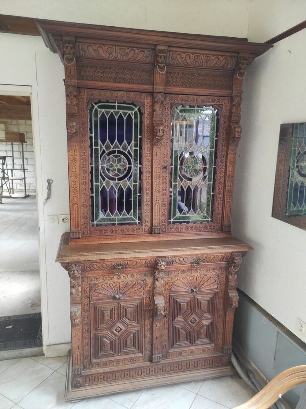 Bahut Vitraux Meubles