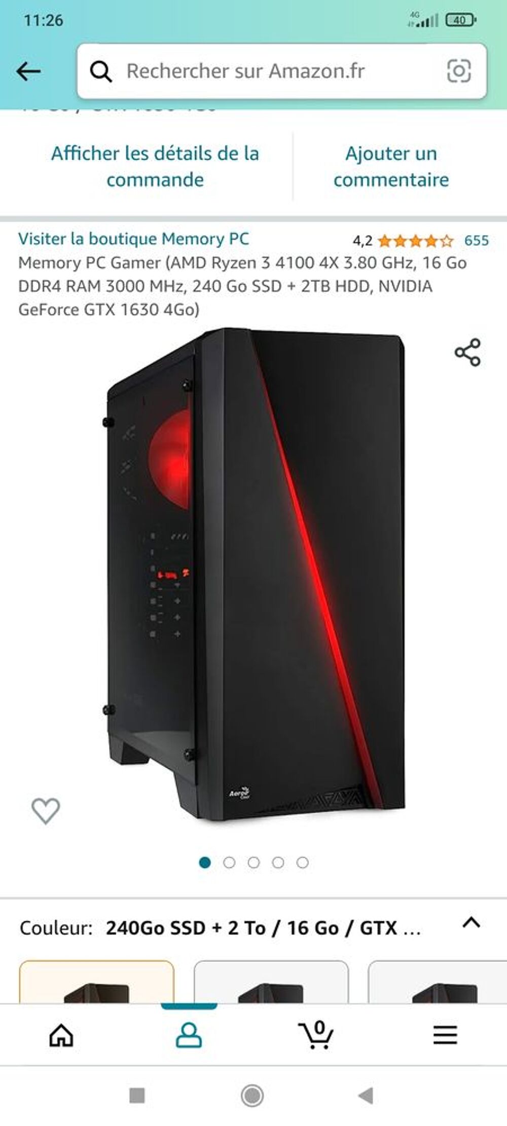 Pc Gamer AMD Ryzen Matériel informatique