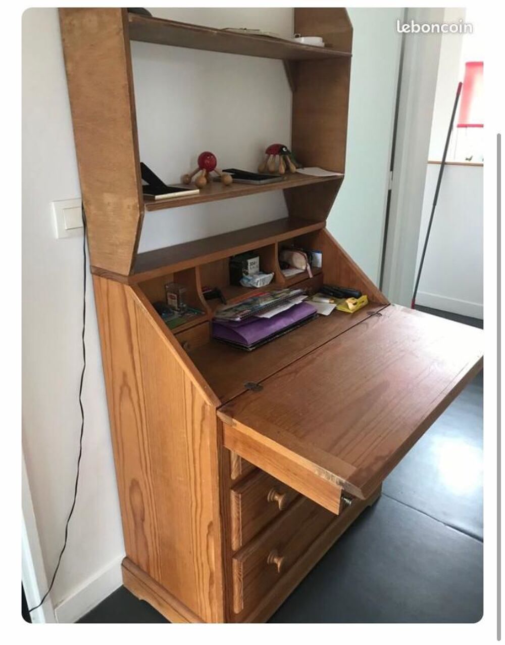 Bureau dos d'&acirc;ne - Secr&eacute;taire Meubles