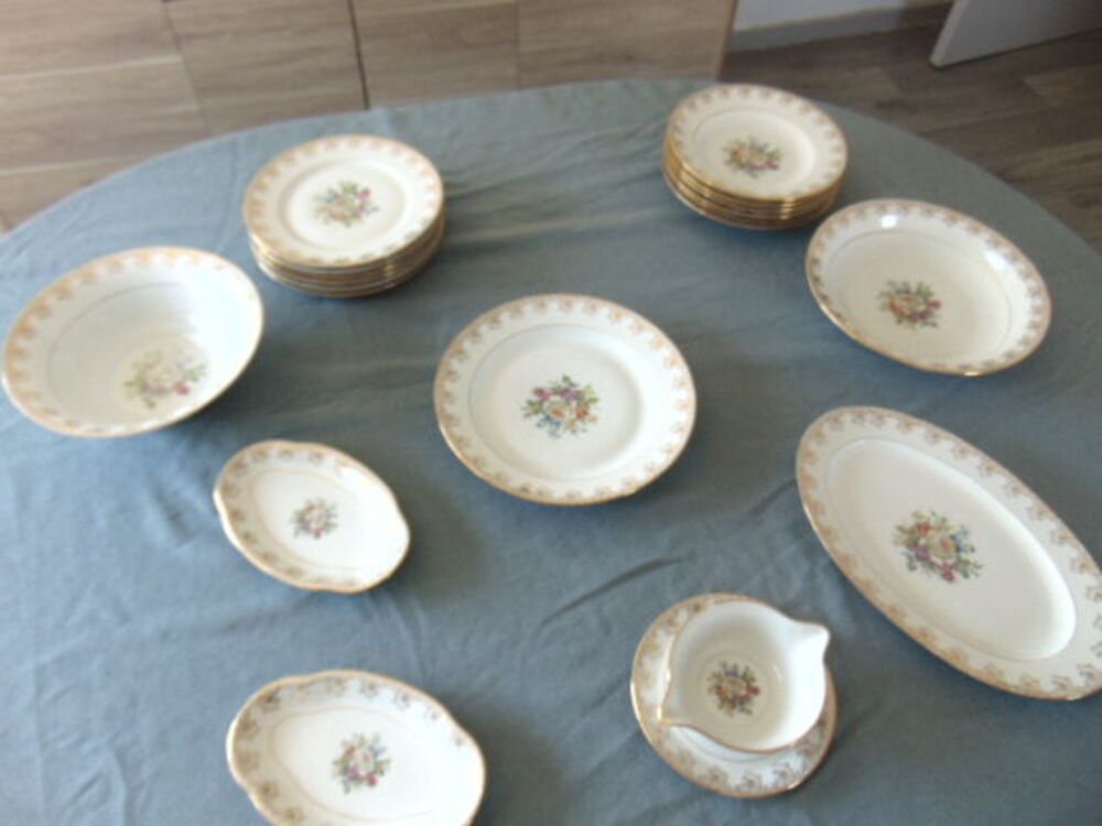 Service de table ? Porcelaine de Limoges ULLM France ? Cuisine