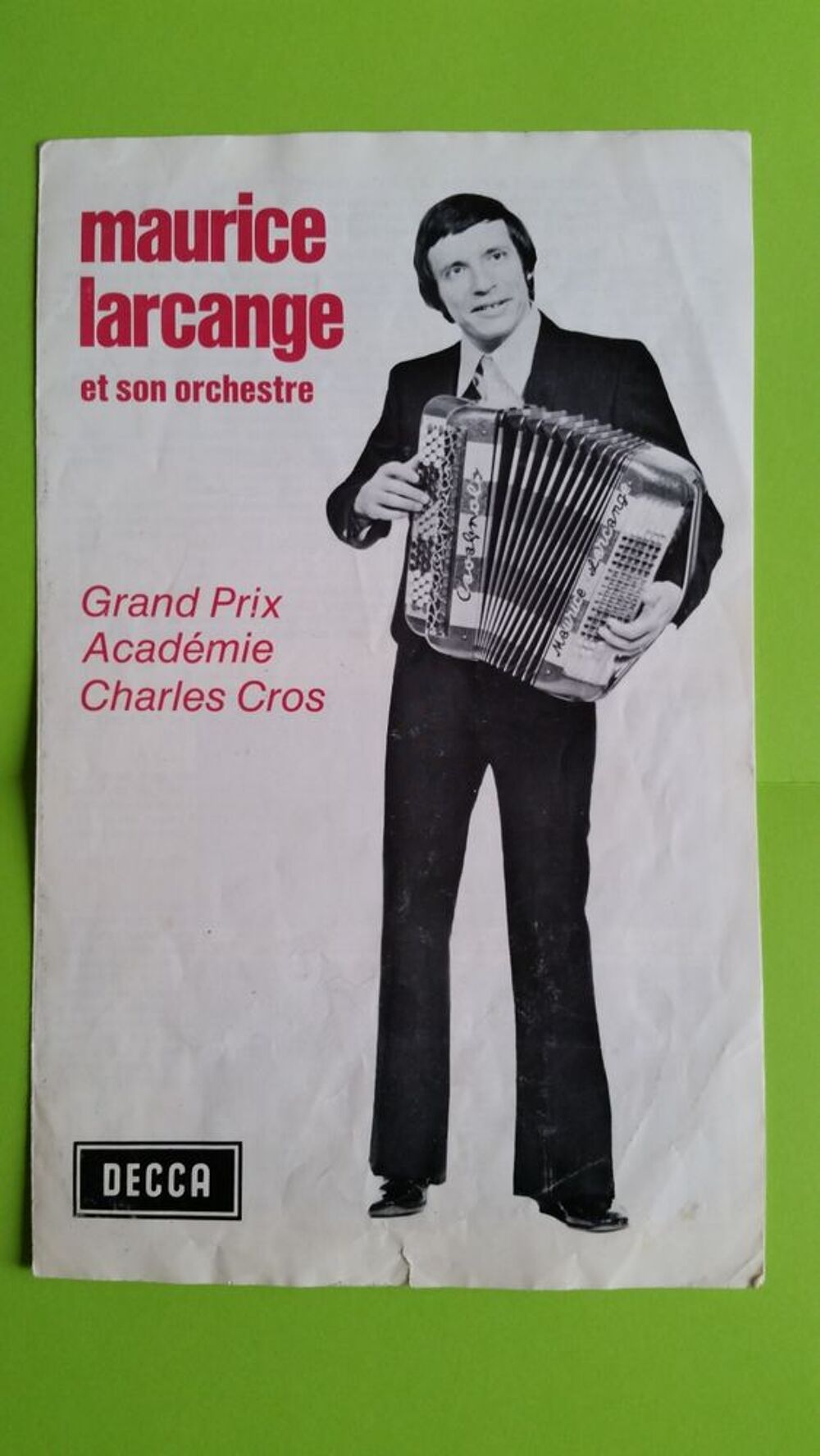 MAURICE LARCANGE CD et vinyles