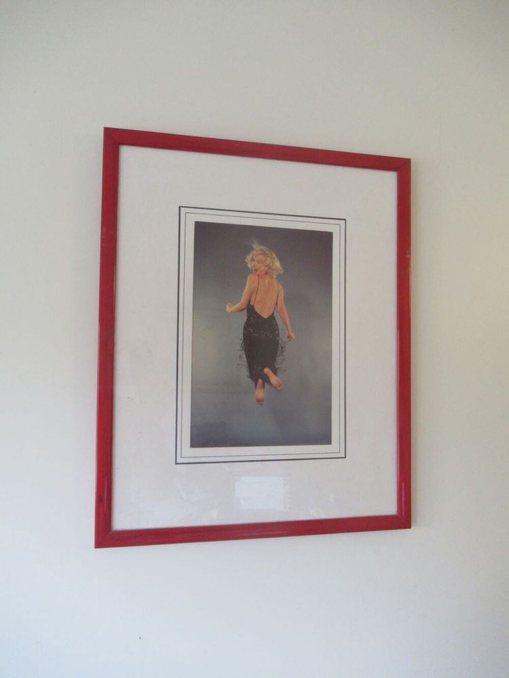 beau tableau de Marylin Monroe encadr&eacute; 