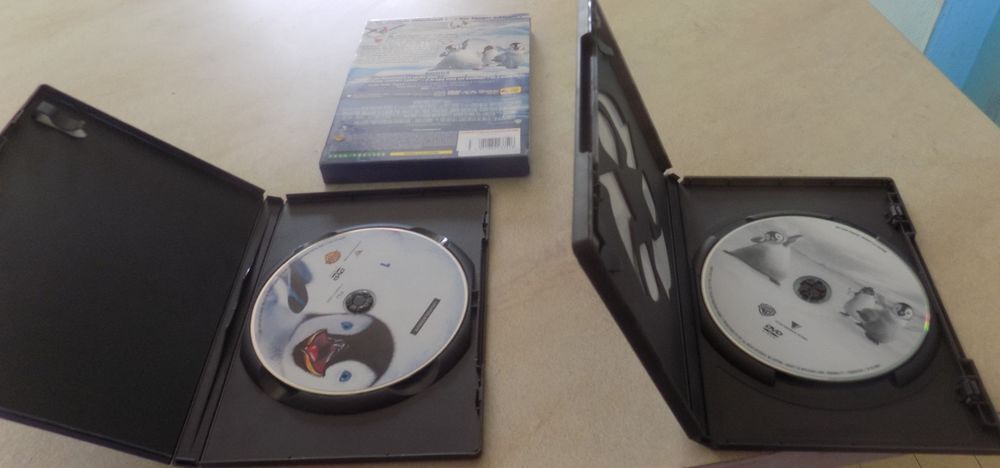 Happy feet 1 et 2 DVD et blu-ray
