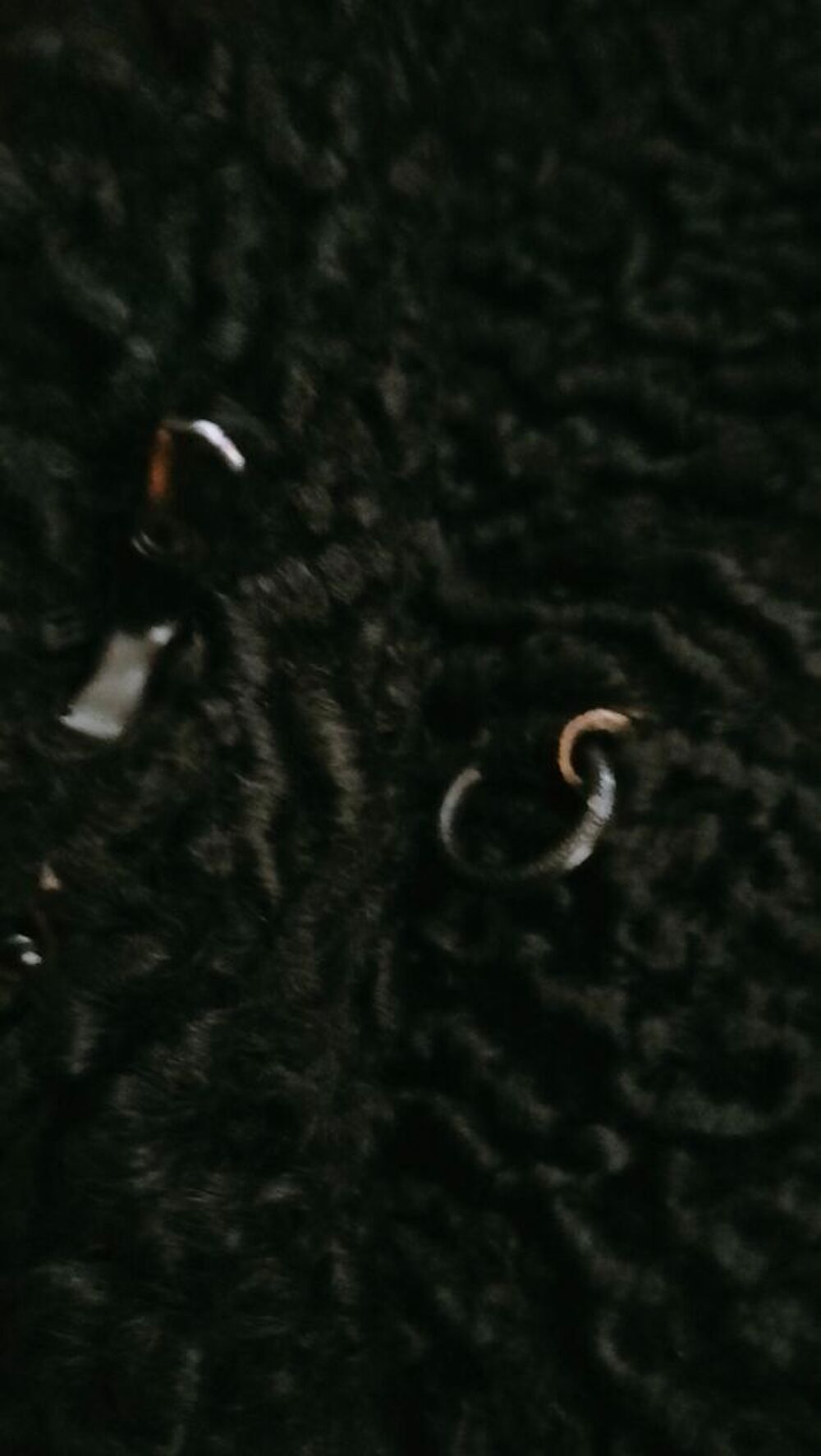 Manteau ASTRAKAN noir Vêtements