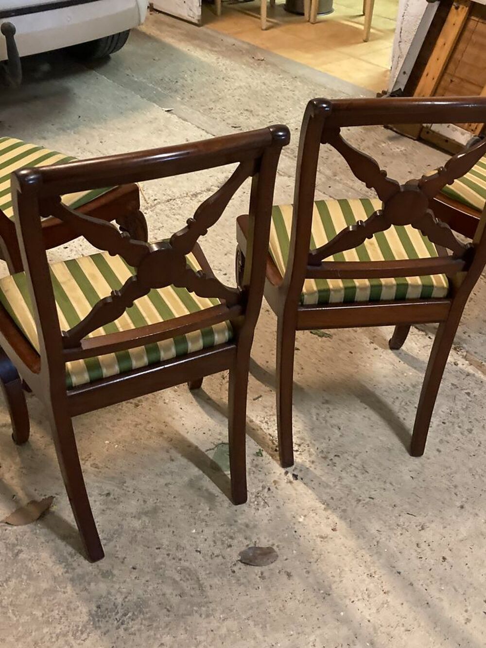 4 chaises acajou Meubles