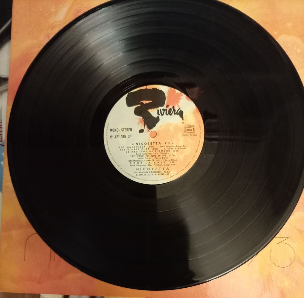 NICOLETTA / DISQUE VYNIL 33 TOURS CD et vinyles