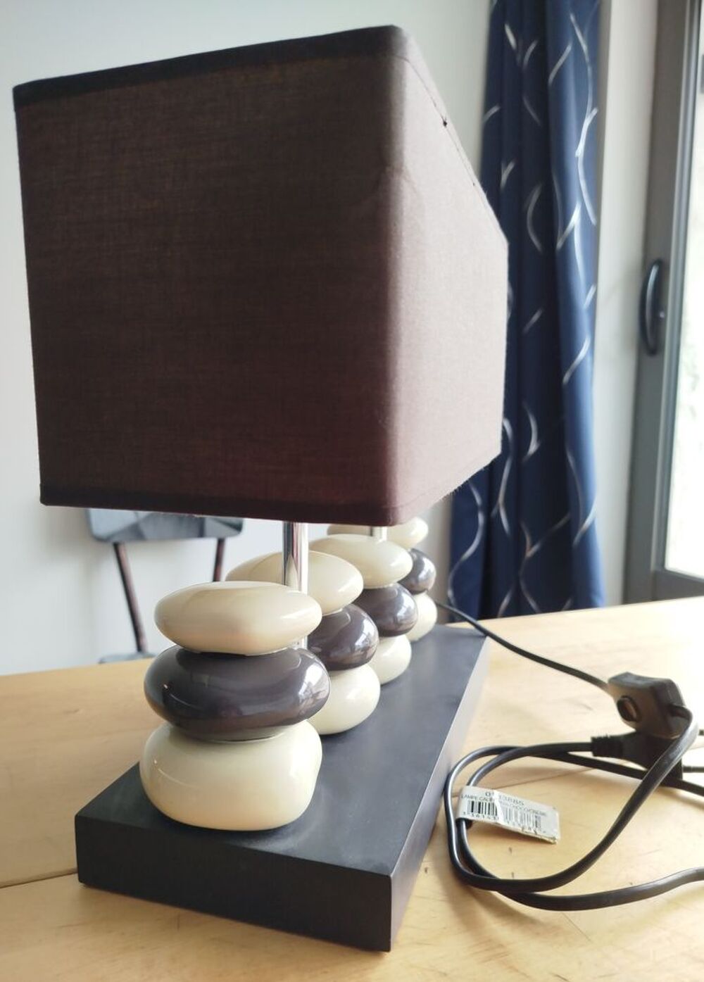Lampe galet zen Seylumiere Décoration