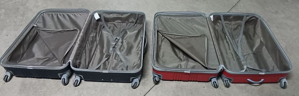 02 VALISES DE SOUTE "FARAWAY" RIGIDES, 74 CMS Maroquinerie